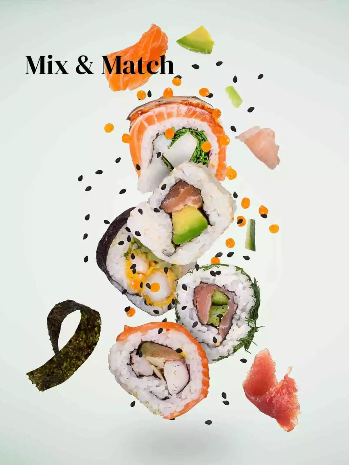 Accord met et vin sushi