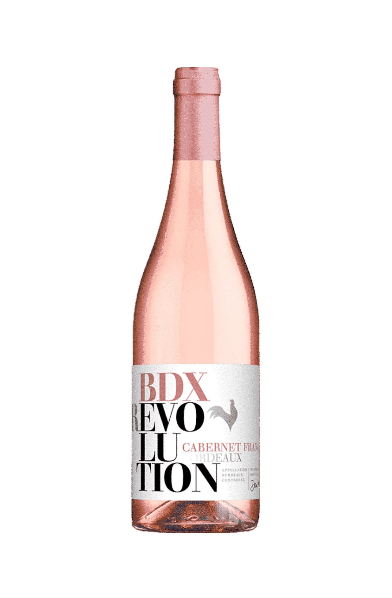 Rosé vinifié par David Honhen vin rosé de Bordeaux, étiquette en réalité augmentée