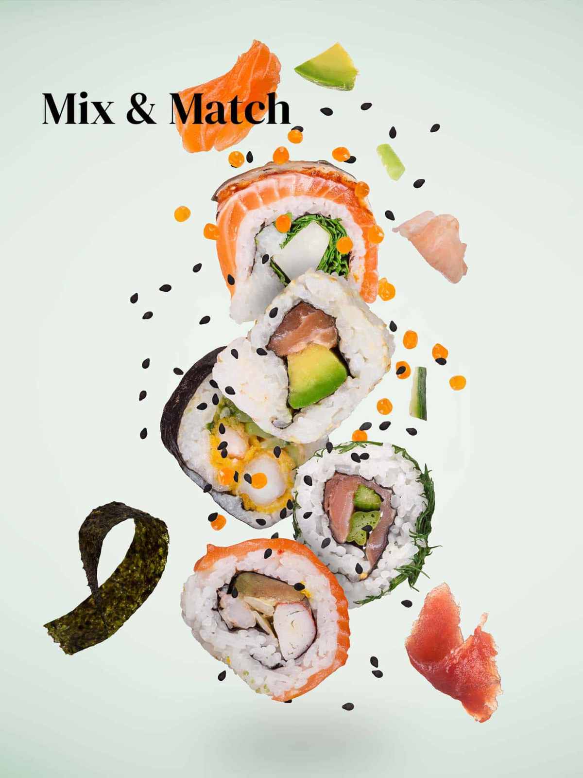 Accord vin et sushis