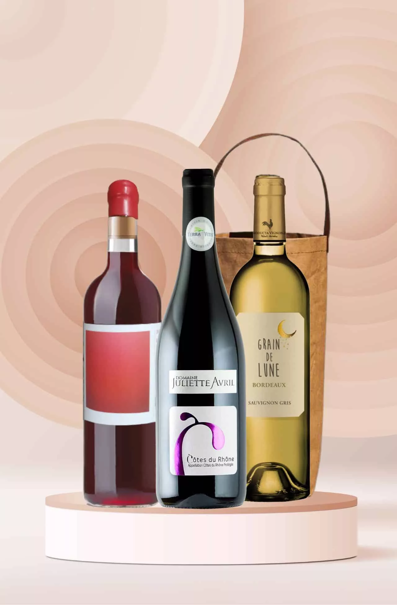 coffret vin 3 bouteilles