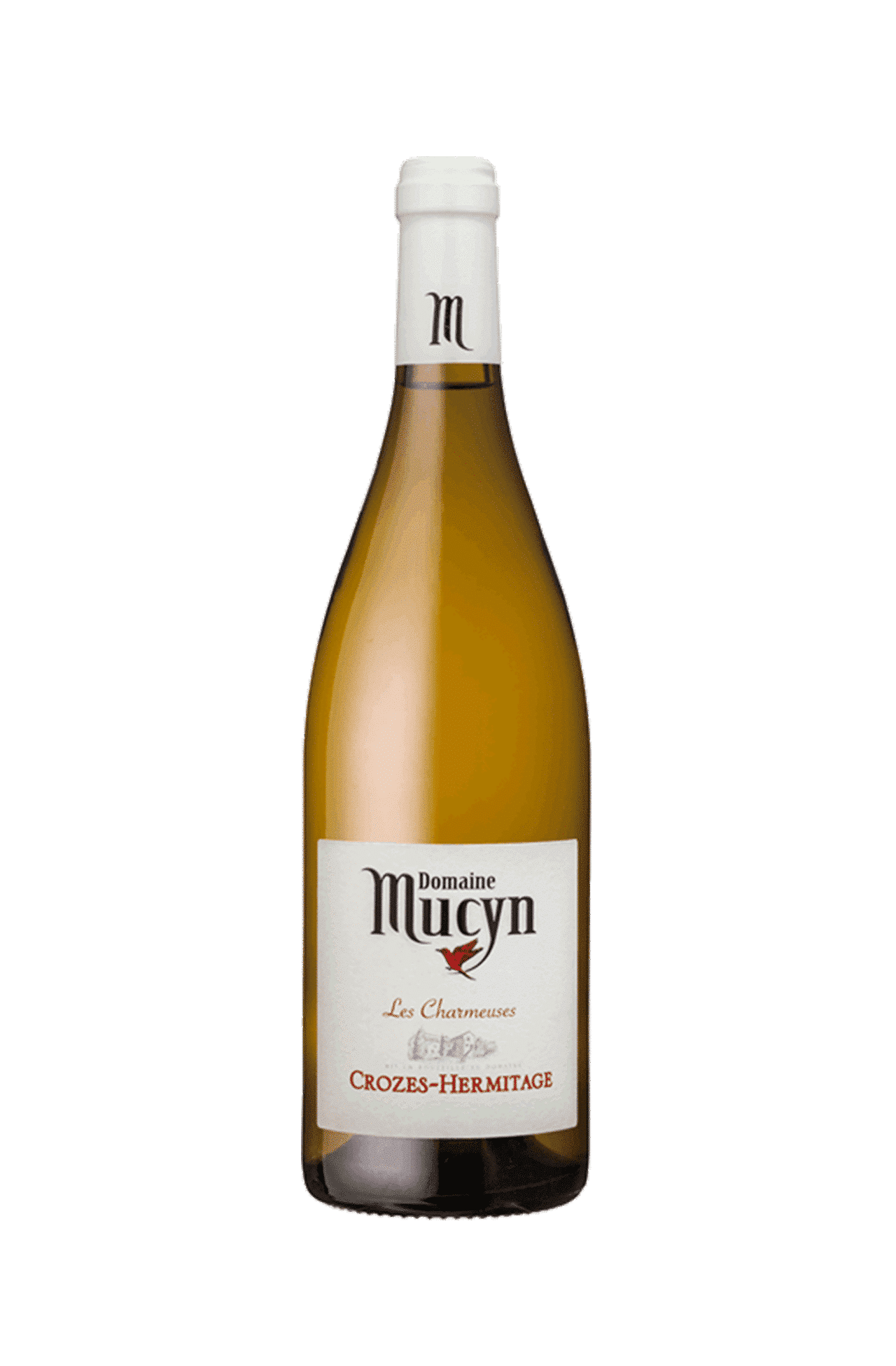 Bouteille de vin blanc Crozes Hermitage du domaine Mucyn, cadeau vin