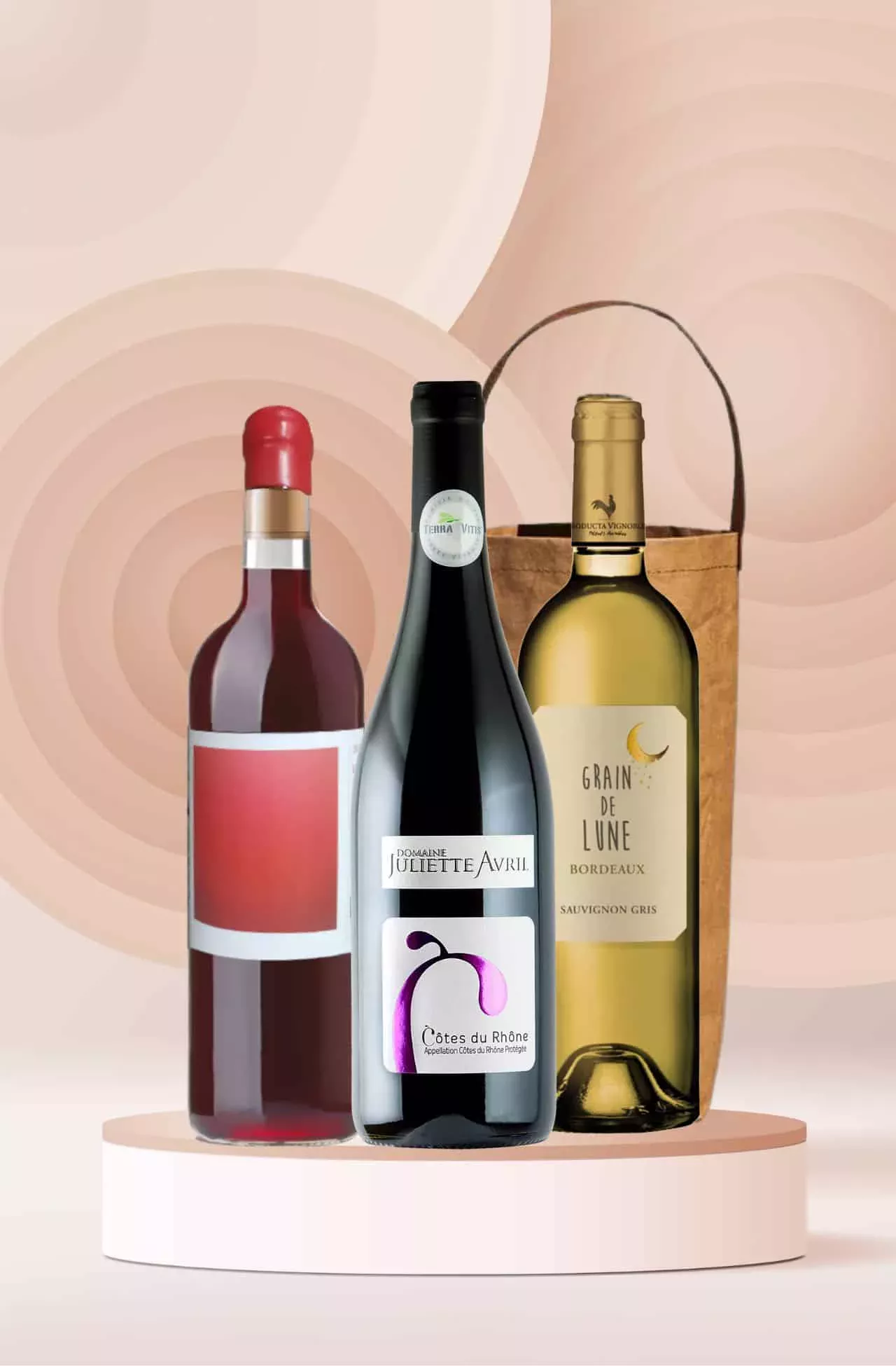 coffret vin 3 bouteilles
