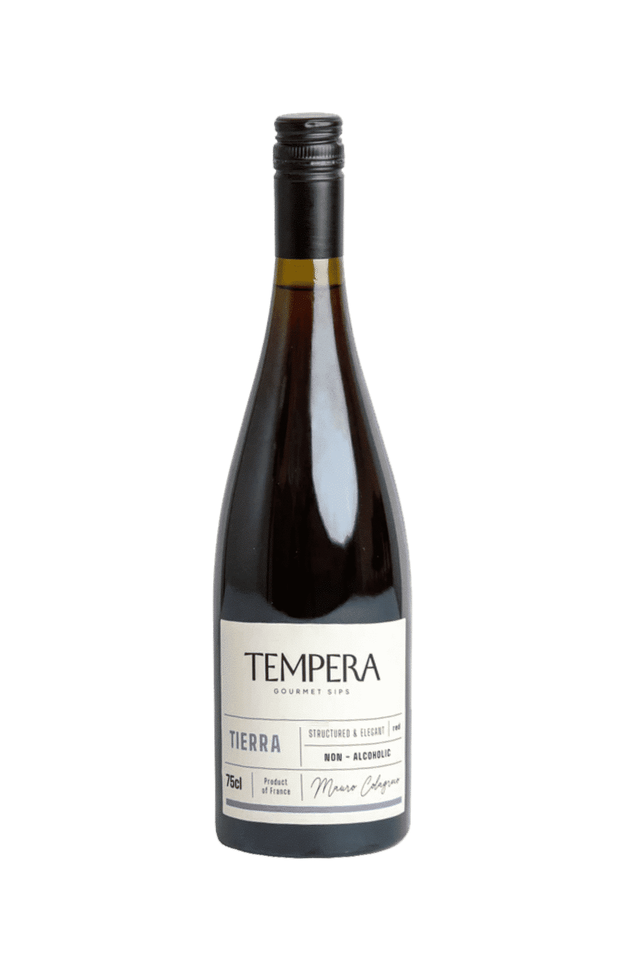 Vin sans alcool rouge de la marque TEMPERA