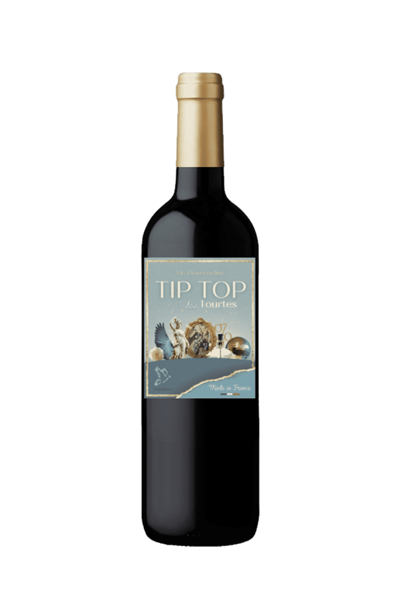 bouteille de rouge sans alcool tip top