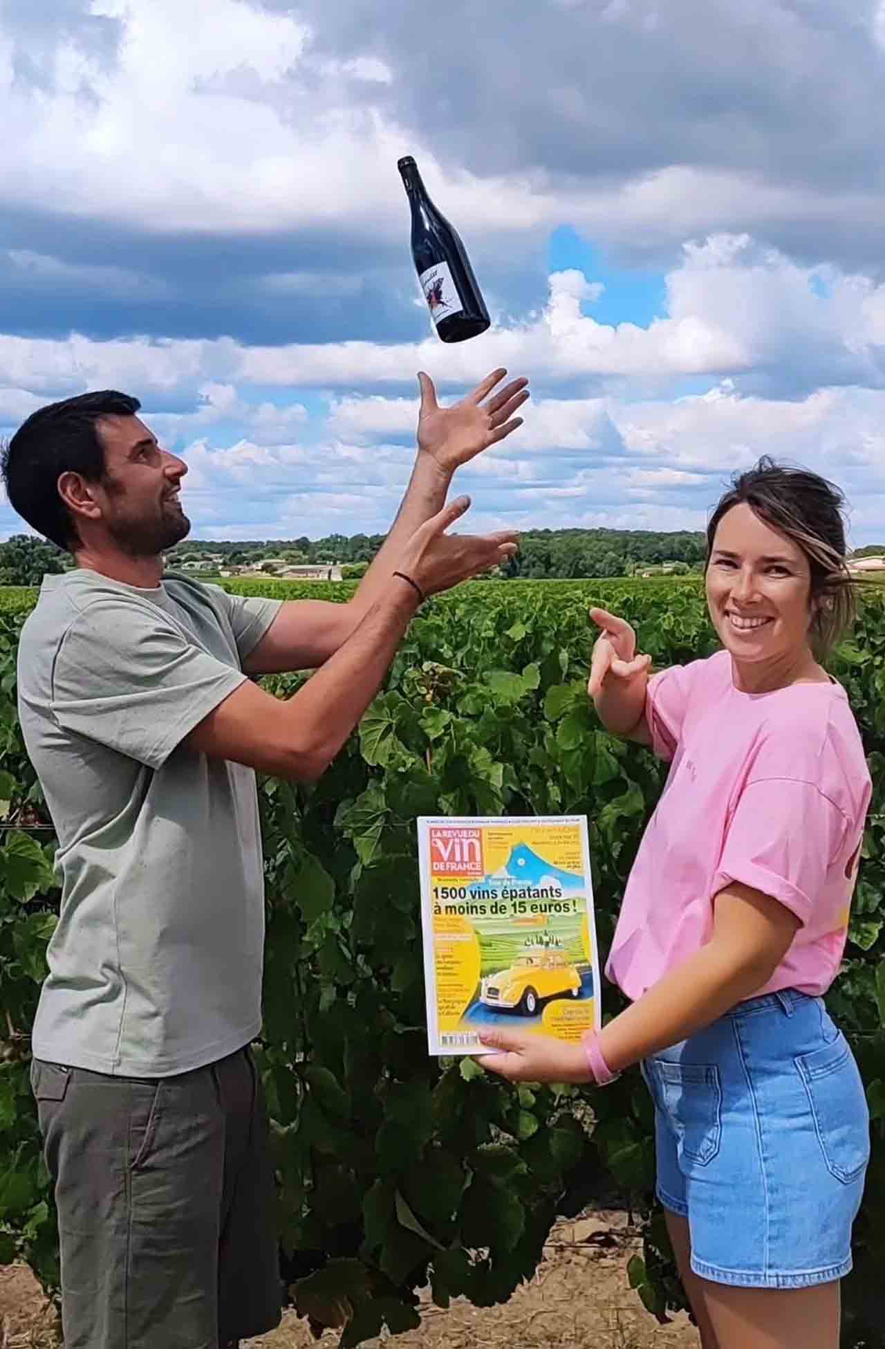 Julie et Mathieu château la grande clotte